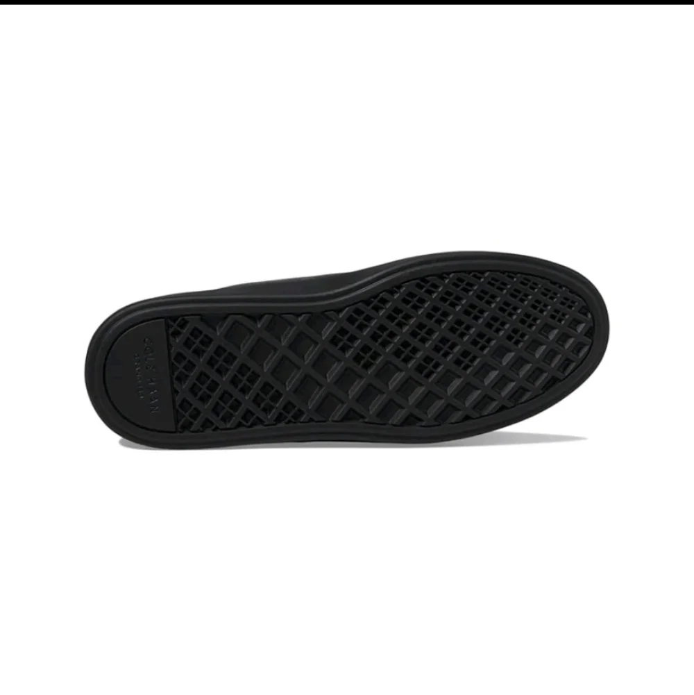 Cole Haan Women’s Grand Crosscourt Daily Leather Sneaker - Black/Black - Picture 2 of 9